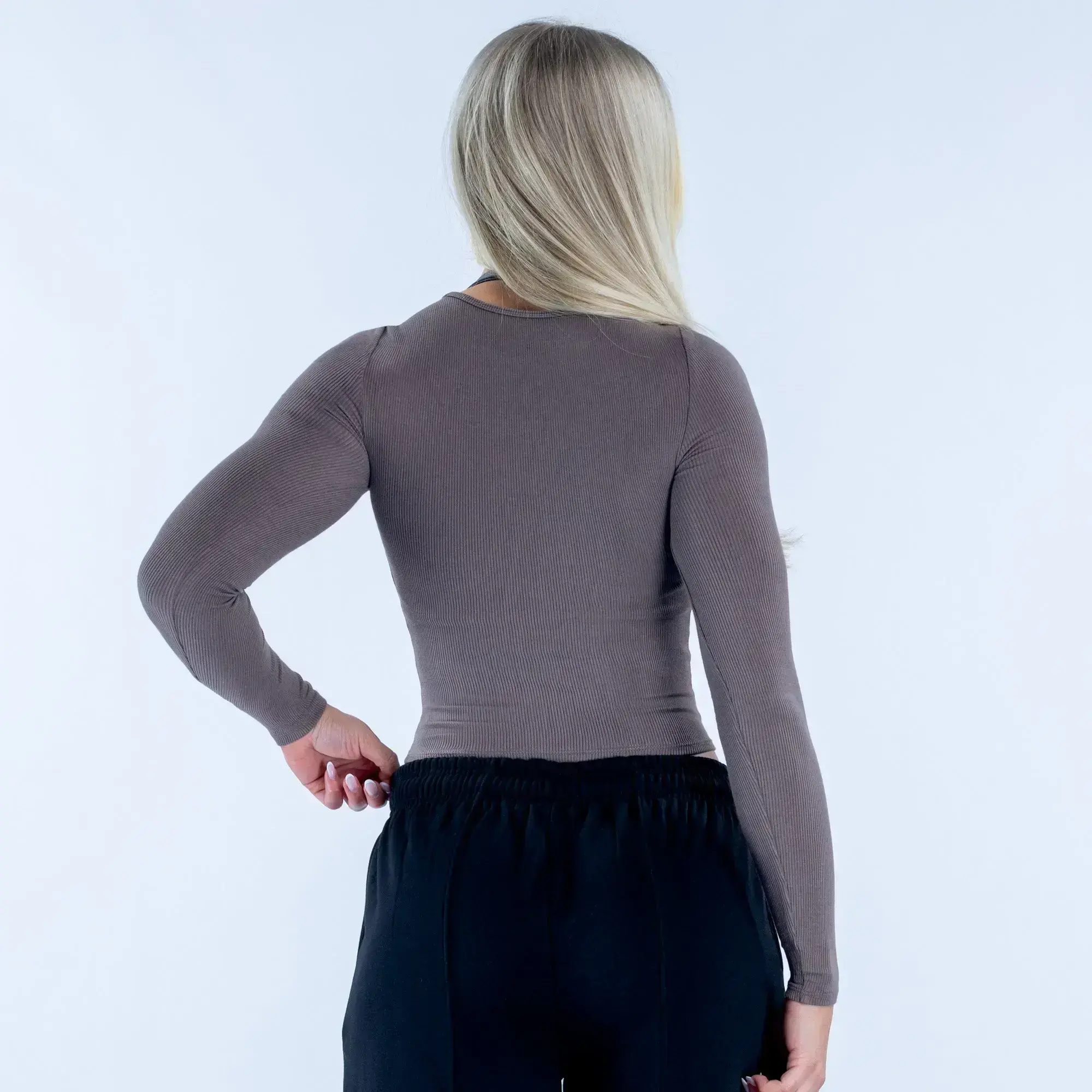 Alternative view of Revive Long Sleeve Ribbed Top